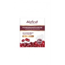 24-годинний відновлюючий крем для обличчя Via Natural Pomegranate and Rose від BioFresh 100 мл